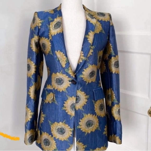 ISO: In search of this Alice + Olivia blue sunflower blazer jacket - Picture 1 of 1
